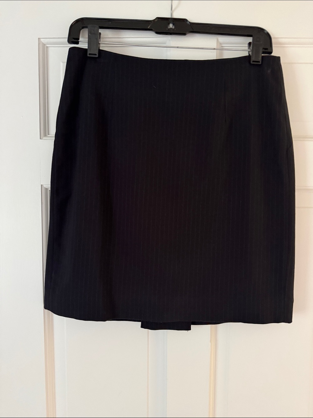 Classic Navy Pinstripe Women's Skirt